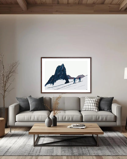 Senja Arctic Ski Touring Fine Art Print