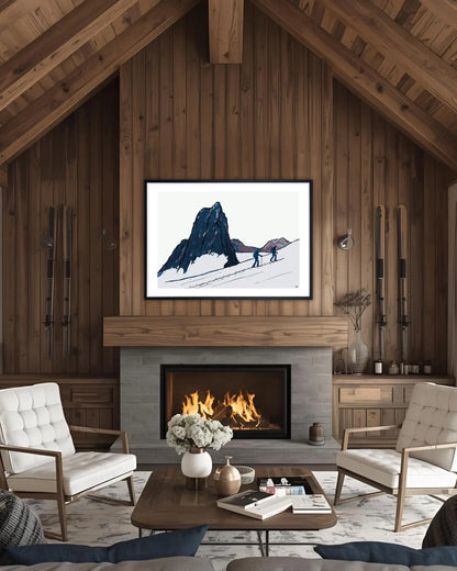 Senja Arctic Ski Touring Fine Art Print