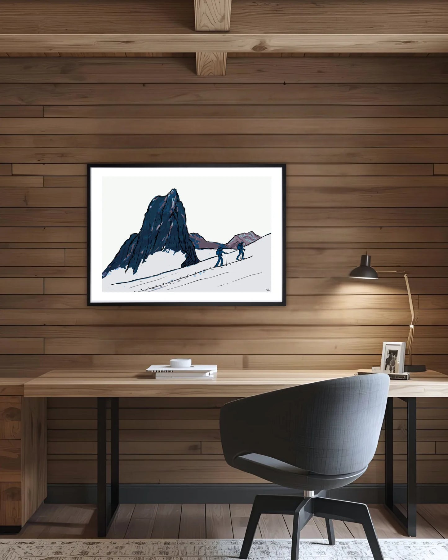 Senja Arctic Ski Touring Fine Art Print