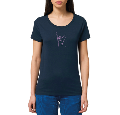 Ski rappel t-shirt women - Limited Stock Deal: Buy 2 adult t-shirts and get 50% off the second one!