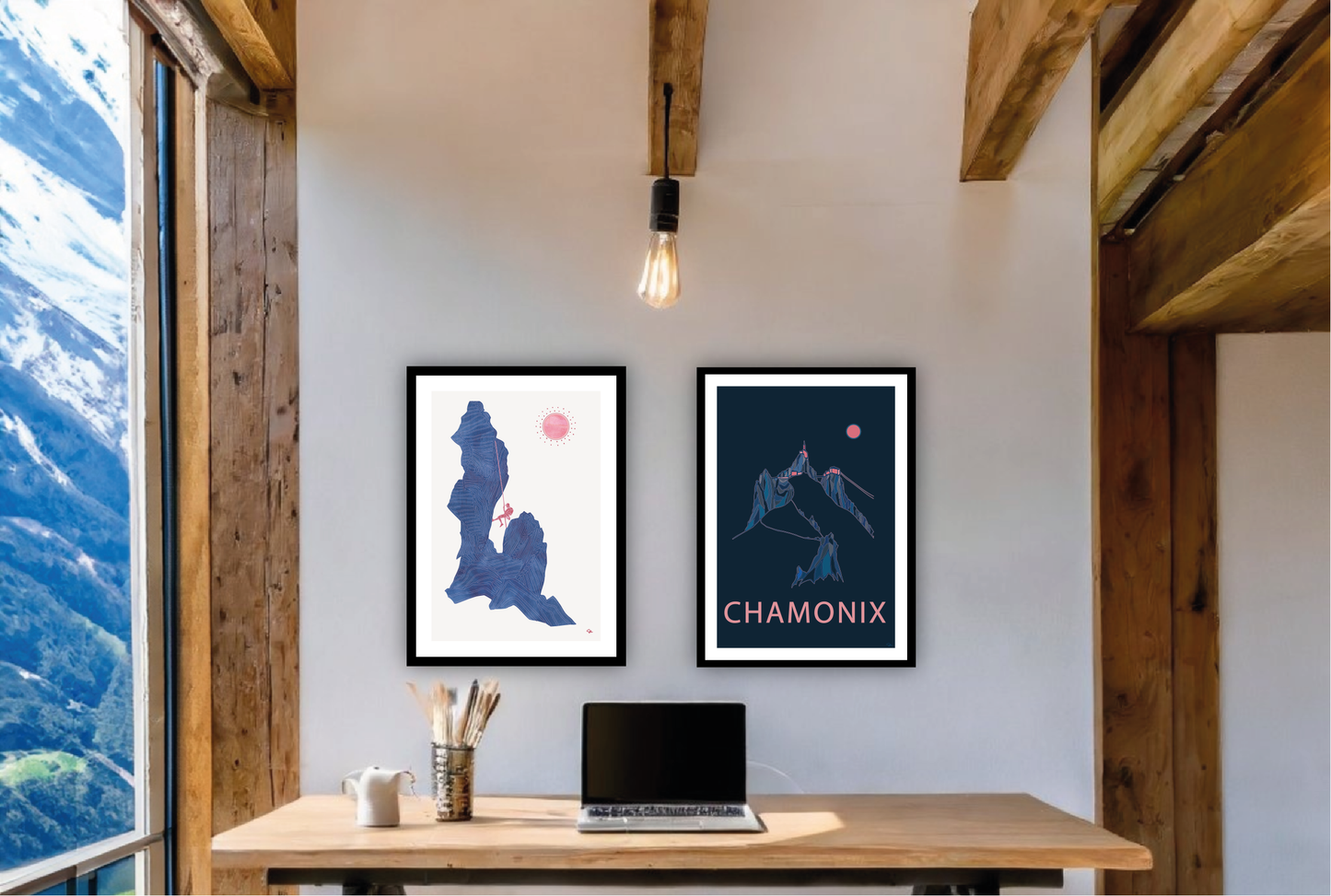 Chamonix Art Print