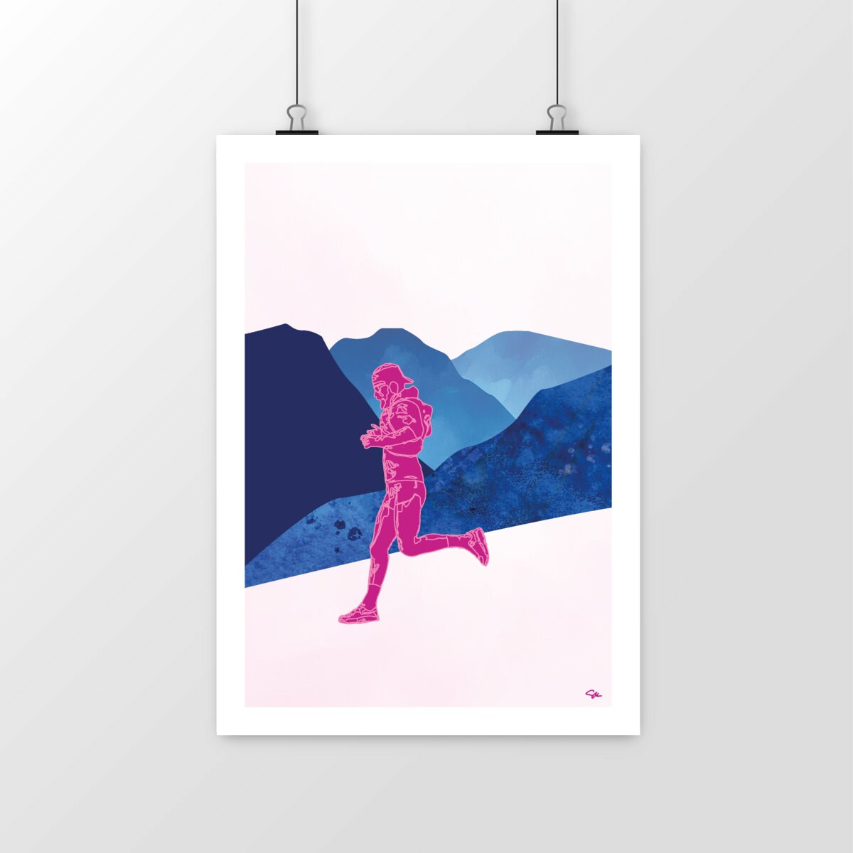 Trailrunning pink