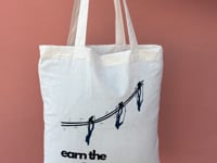 Earn The Descents Ski Tote Bag