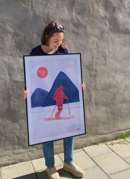 Ski Tour Art Print