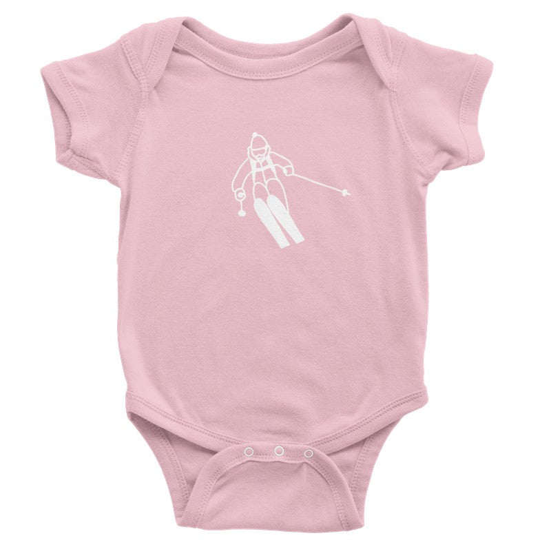 Baby Bodysuit with Ski Motif – A Perfect Gift for Future Skiers!