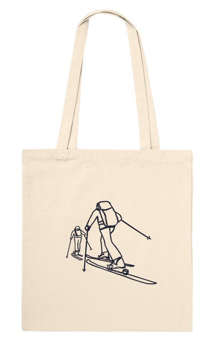 Ski Tour Tote Bag