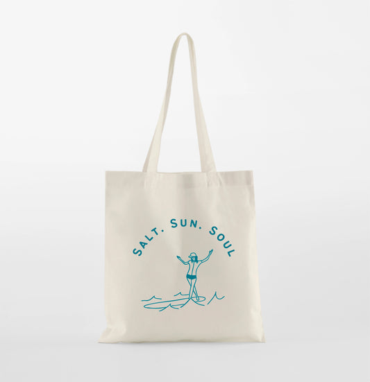 Surfing Tote Bag